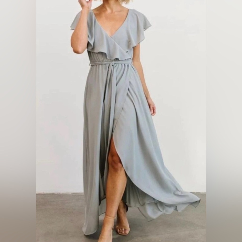 Baltic Born Light Gray Maxi Dress